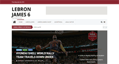 Desktop Screenshot of lebronjames-6.net